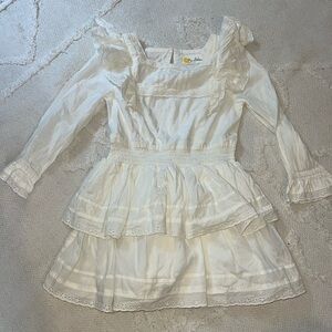 Mini Boden Tiered Ruffle Dress 4/5